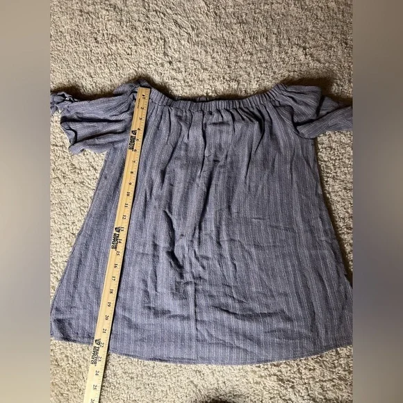 Women's Size Medium She+Sky Short Sleeve Blouse NWT - Picture 5 of 7